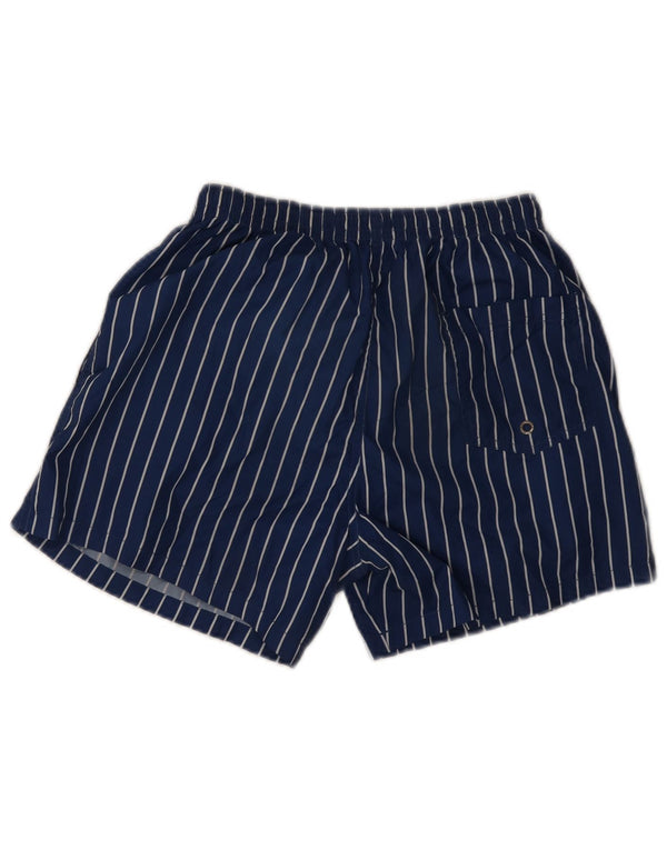 Zara Short De Bain Homme XS Bleu Rayé
