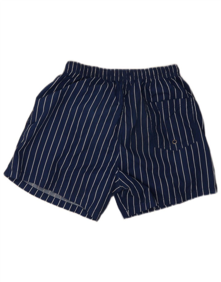 Zara Short De Bain Homme XS Bleu Rayé