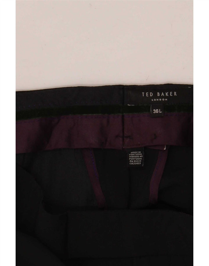 Ted Baker Pantalon de costume droit pour homme W36 L36 Noir