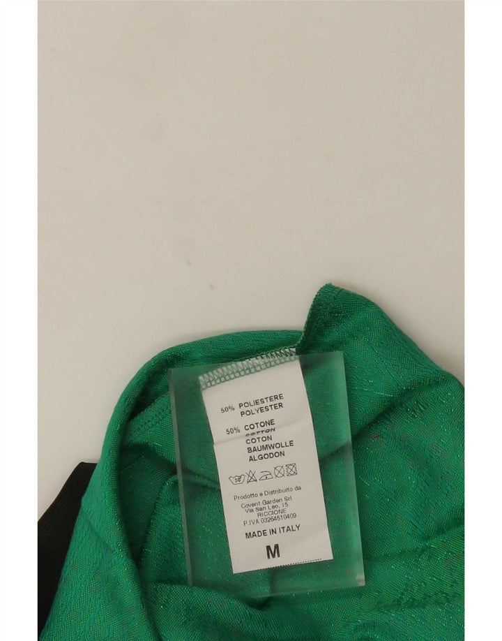 Jupe plissée femme vintage Medium W28 Polyester tacheté vert