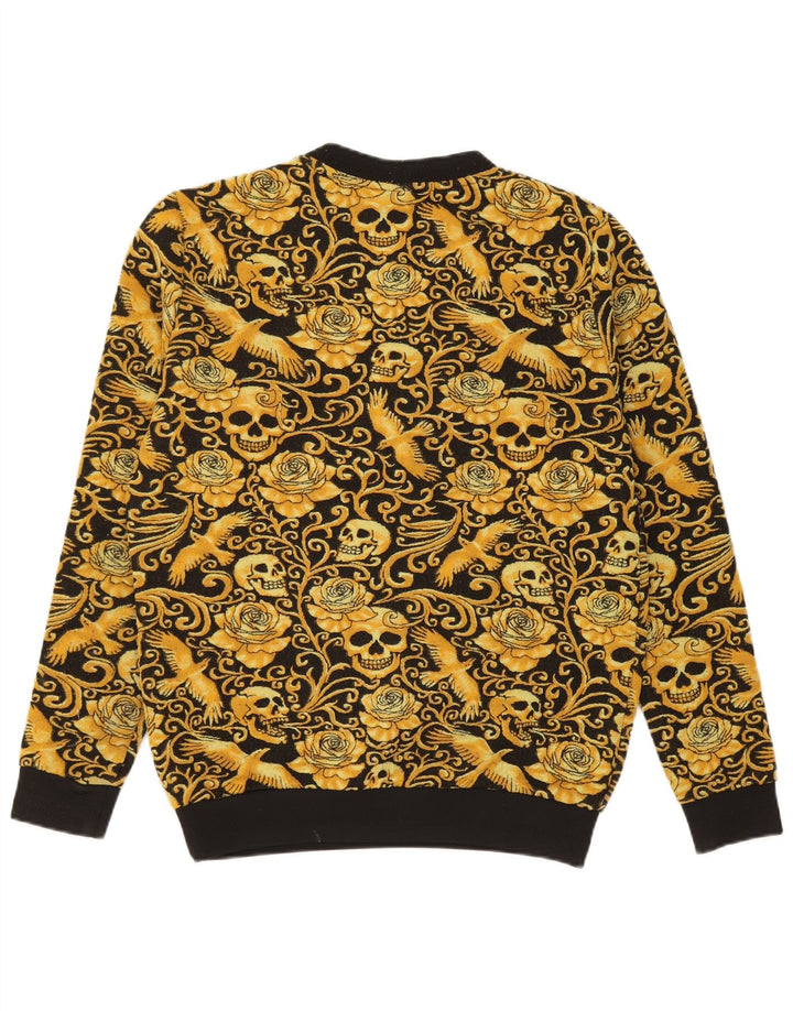 Zara Sweat-shirt pour homme en polyester à motif floral petit noir