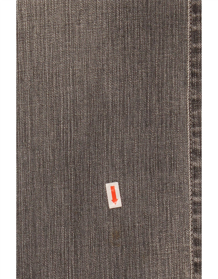 Trussardi Femme Jean Droit W29 L30 Gris Coton