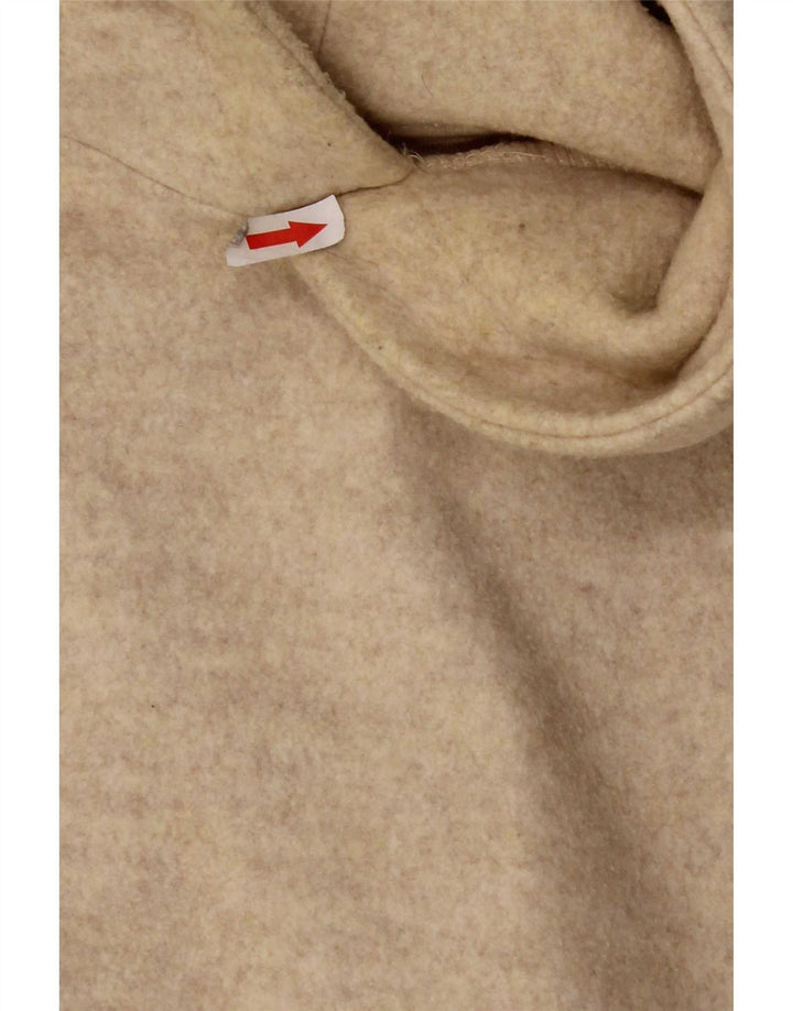 Zara Pull À Capuche Homme Beige Moyen Polyester
