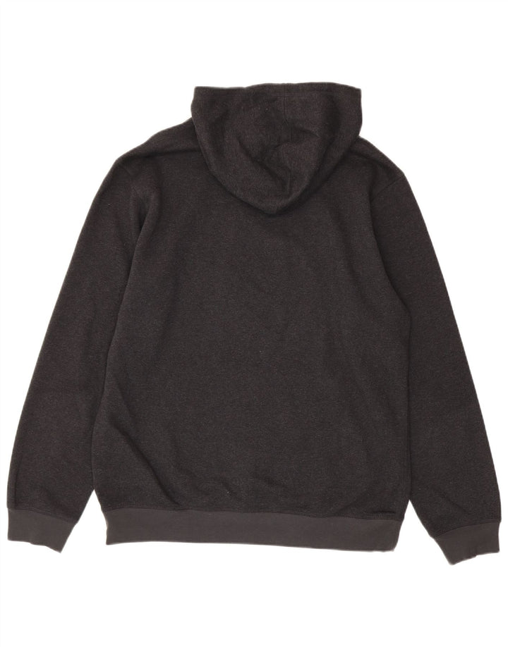 Adidas Pull à capuche pour homme en coton gris moyen