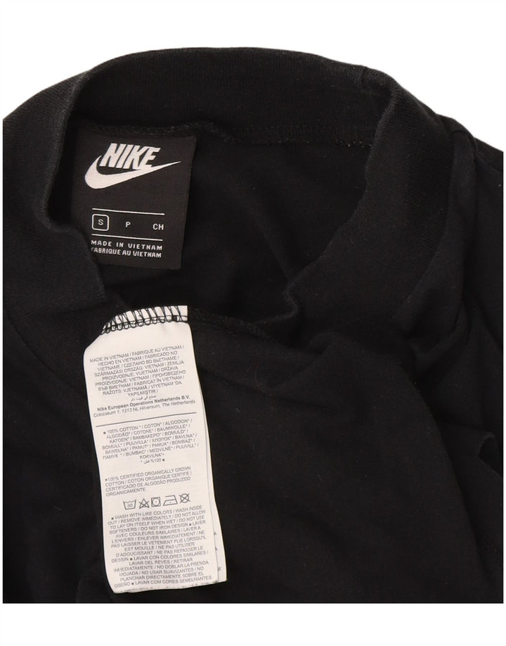 Nike Haut à manches longues pour femme UK 10 Small Noir Coton