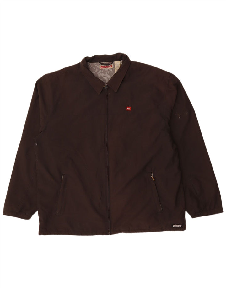 Quiksilver Veste Bomber Homme UK 44 2XL Marron Polyester