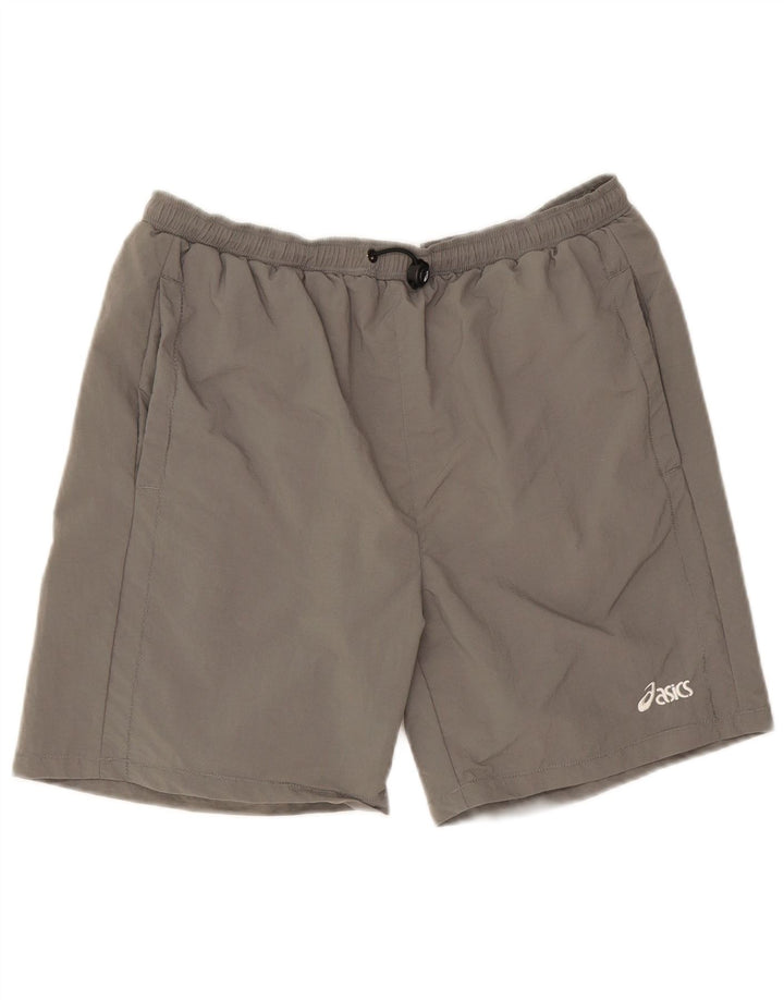 Asics Short de Sport Homme Large Gris Polyamide