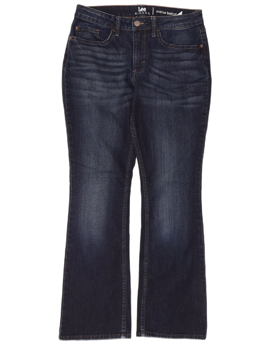 Lee Jean bootcut taille moyenne pour femme US 8 Medium W30 L27 Bleu marine en coton