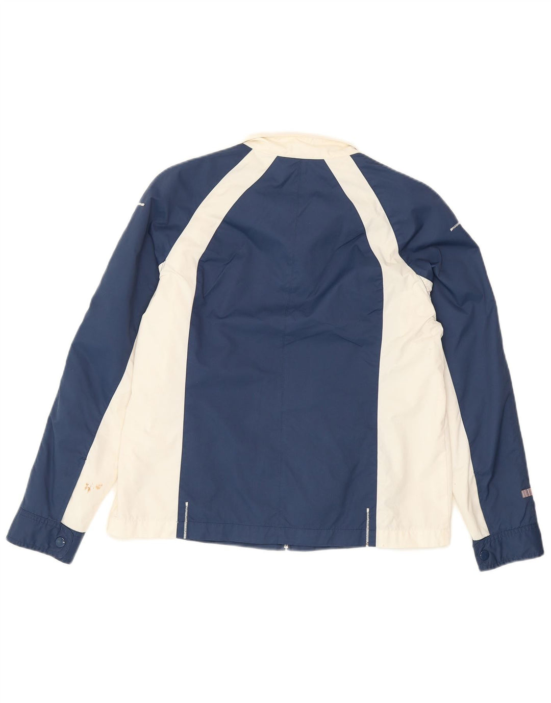 Ellesse Veste de survêtement pour femme UK 12 Medium Navy Blue Colourblock