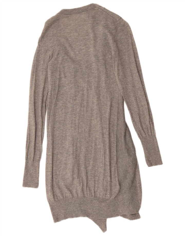 All Saints Robe pull à manches longues pour femme UK 42 Laine gris moyen