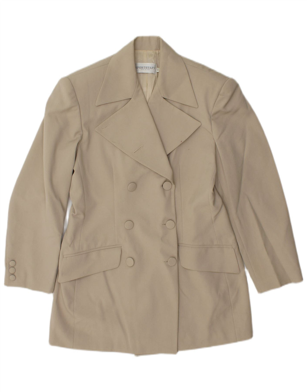 Sport Staff Veste blazer croisée pour femme IT 46 Large Beige