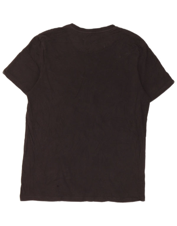 Lyle & Scott T-Shirt Homme Noir Moyen Coton