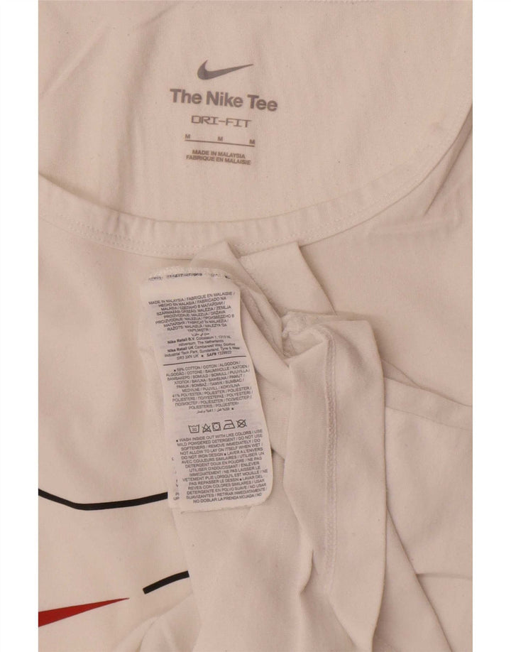 Nike Hommes Dri Fit Graphic Débardeur Blanc Moyen Coton
