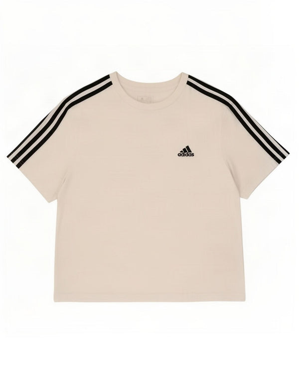 Adidas T-shirt coupe ample pour femme UK 12/14 Blanc moyen