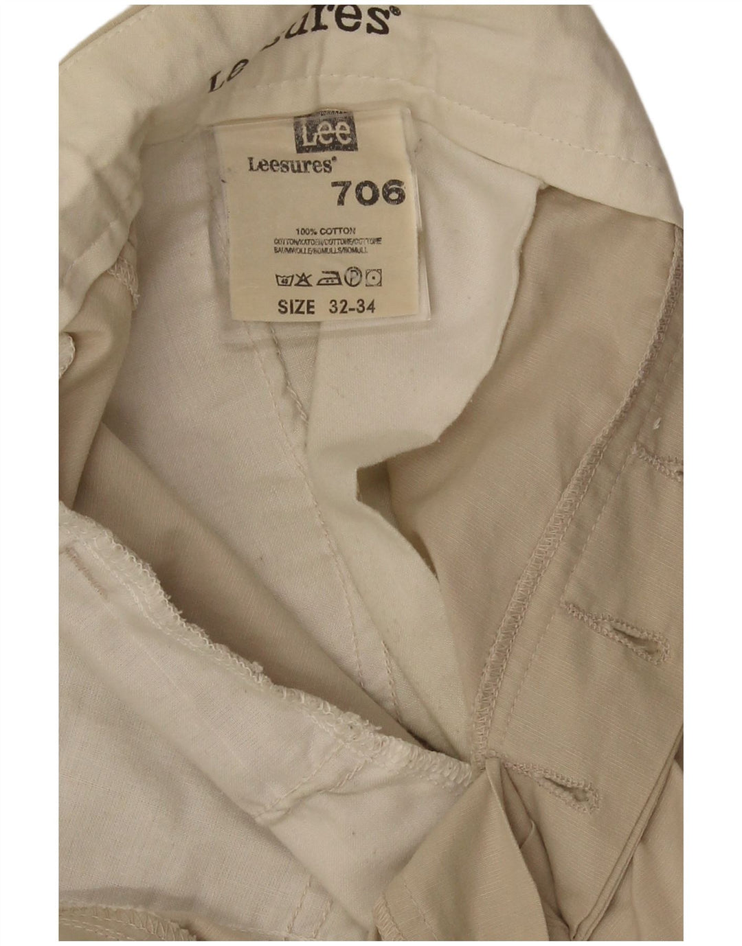 Lee Pantalon Chino Droit Homme W32 L29 Beige