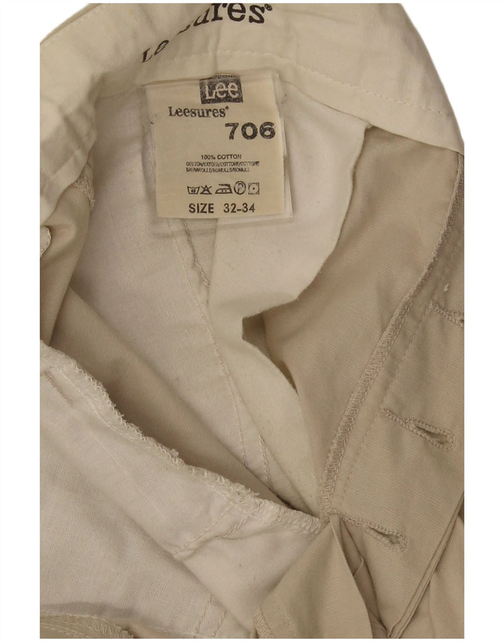 Lee Pantalon Chino Droit Homme W32 L29 Beige