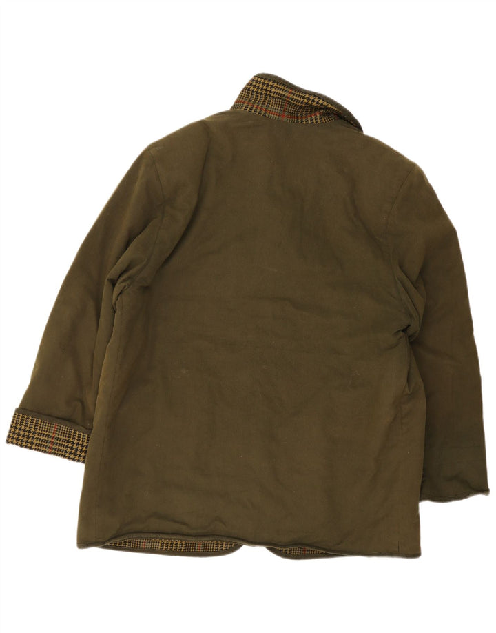 Burberrys Veste réversible pour homme UK 40 Grand coton kaki