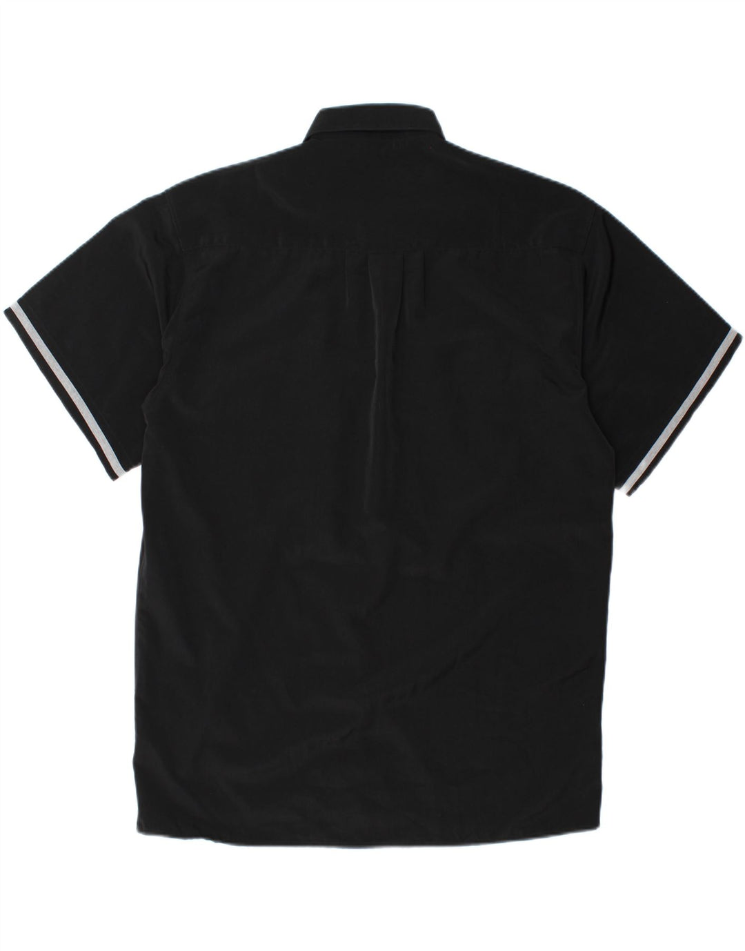 UNCLE SAM Mens Short Sleeve Shirt Large Black Polyester Vintage Uncle Sam and Second-Hand Uncle Sam from Messina Hembry 