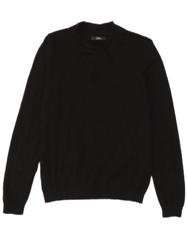 Marks & Spencer Pull à col roulé pour femme UK 14 Noir moyen