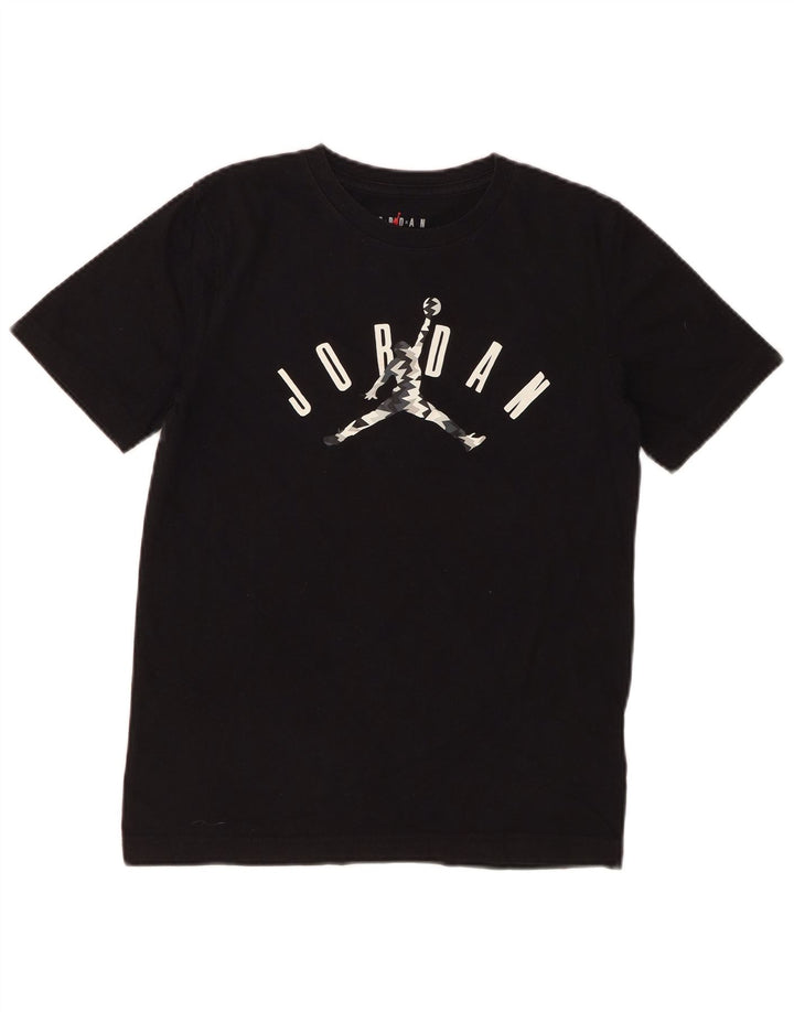 JORDAN T-Shirt Graphique Garçon 12-13 Ans Grand Noir Coton