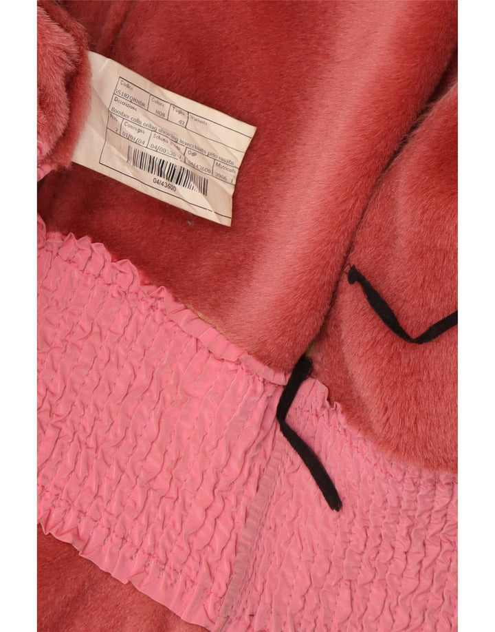 ERMANNO SCERVINO Veste en Cuir Femme IT 42 Cuir Marron Moyen