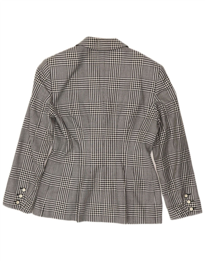 Mondi Veste Blazer Double Boutonnage Femme EU 38 Pied De Poule Gris Moyen