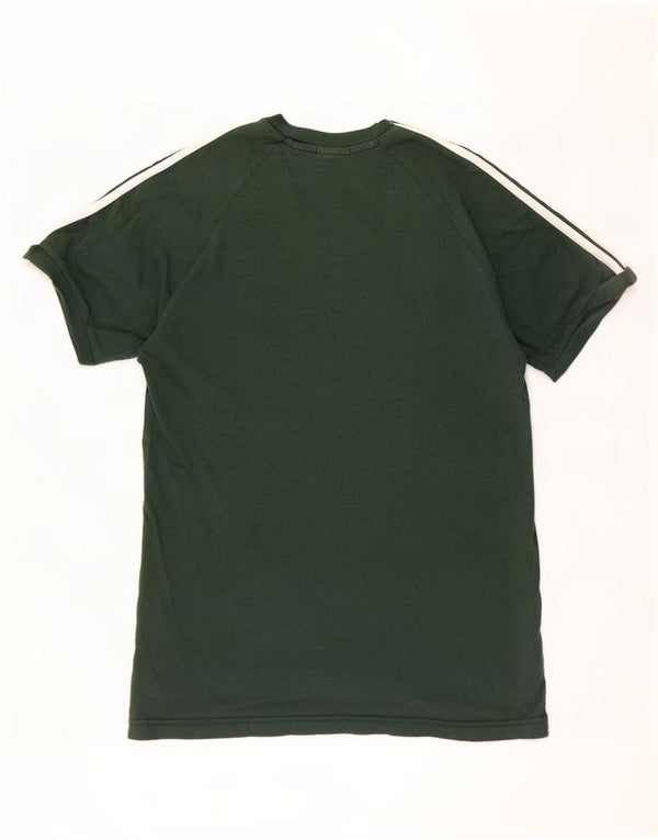Adidas T-Shirt Homme Haut Large Vert Coton