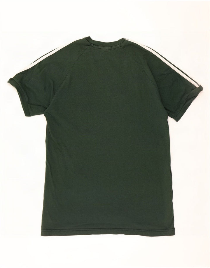 Adidas T-Shirt Homme Haut Large Vert Coton