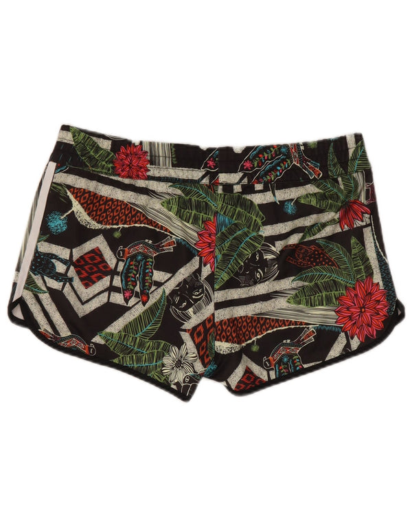 Adidas Short de sport Passaredo pour femme UK 14 Medium Multicolore Floral
