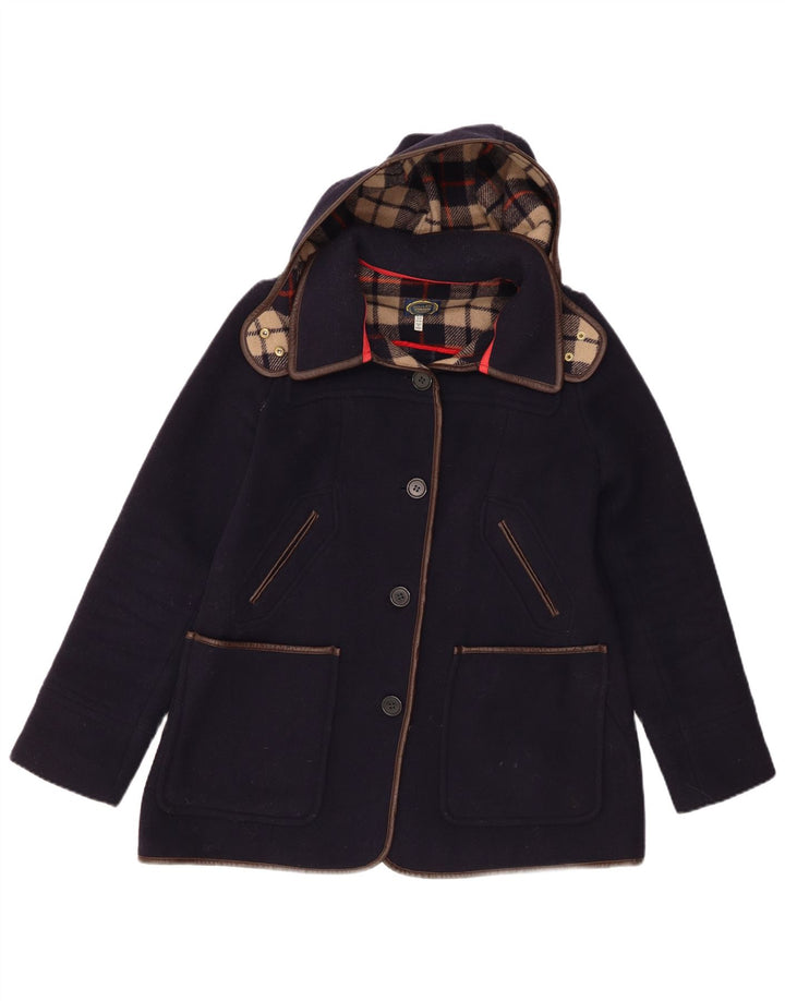 Joules Manteau à capuche pour femme UK 12 Medium Bleu marine Polyester