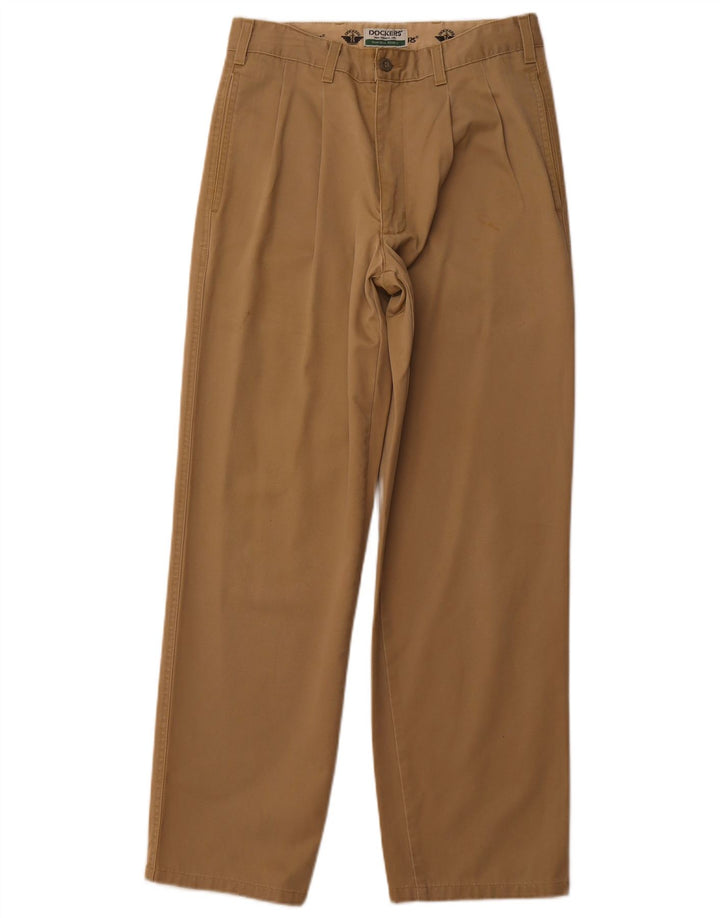 DOCKERS Pantalon Chino Khakis Pegged Homme W30 L32 Coton Beige