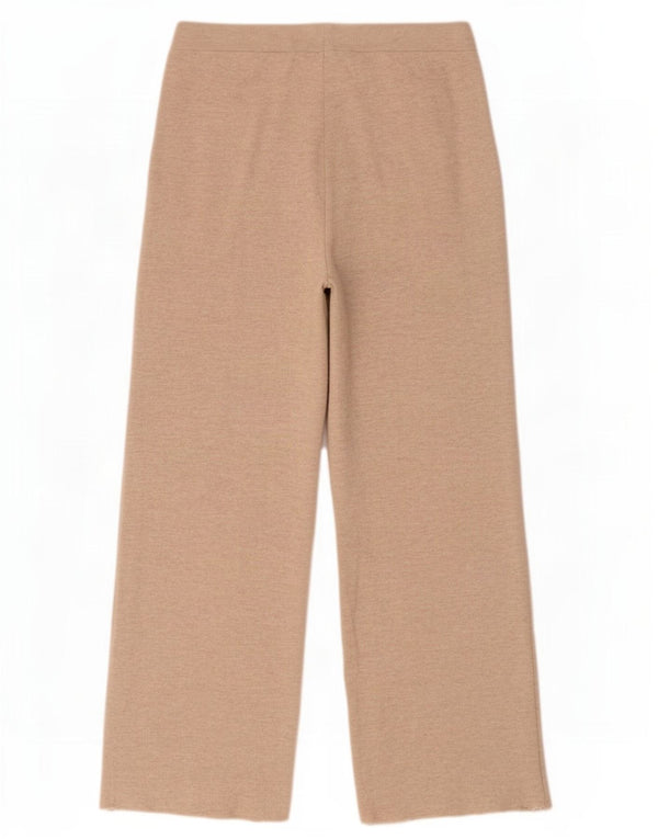 Zara Pantalon De Survêtement Femme Moyen W28 L29 Beige