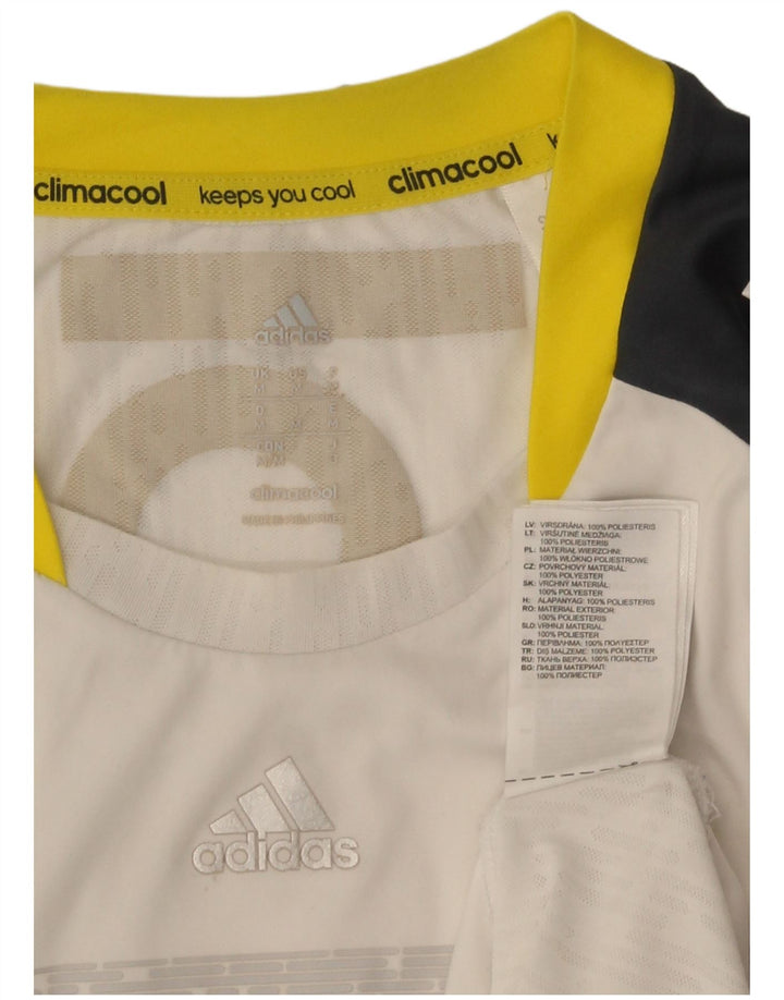 Adidas T-Shirt Climacool Graphic Homme Blanc Moyen Colorblock