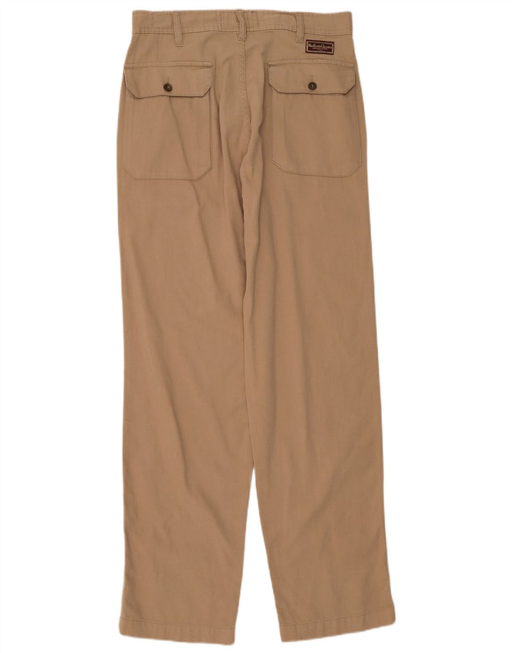 MARLBORO CLASSICS Mens Straight Chino Trousers EU 48 Medium W32 L33 Beige