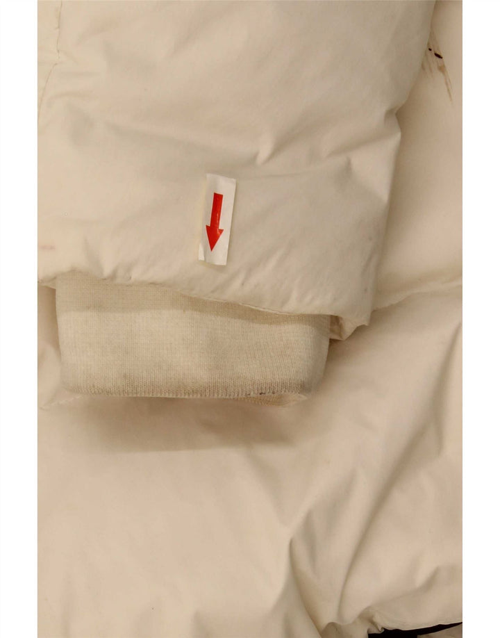 Woolrich Veste Anorak rembourrée à capuche pour homme UK 40 Large Blanc