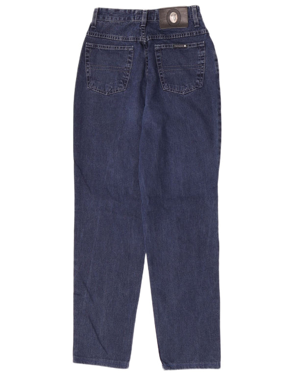 Jeans Trussardi pour femmes taille haute fuselée IT 43 Medium W29 L29 Bleu marine