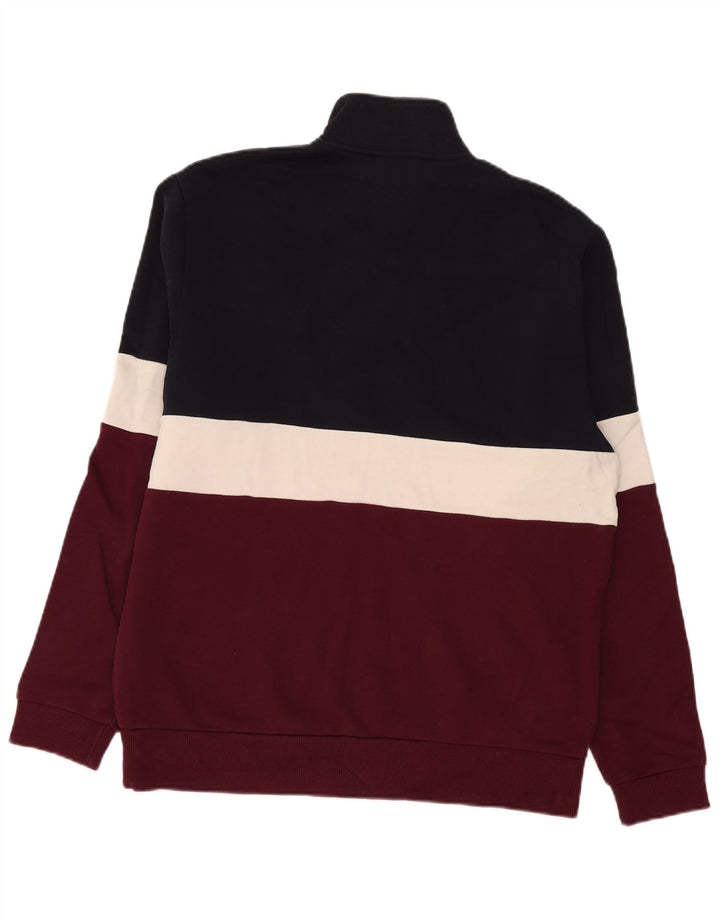 Fred Perry Pull Zippé à Col Zippé Homme Multicolore Colorblock