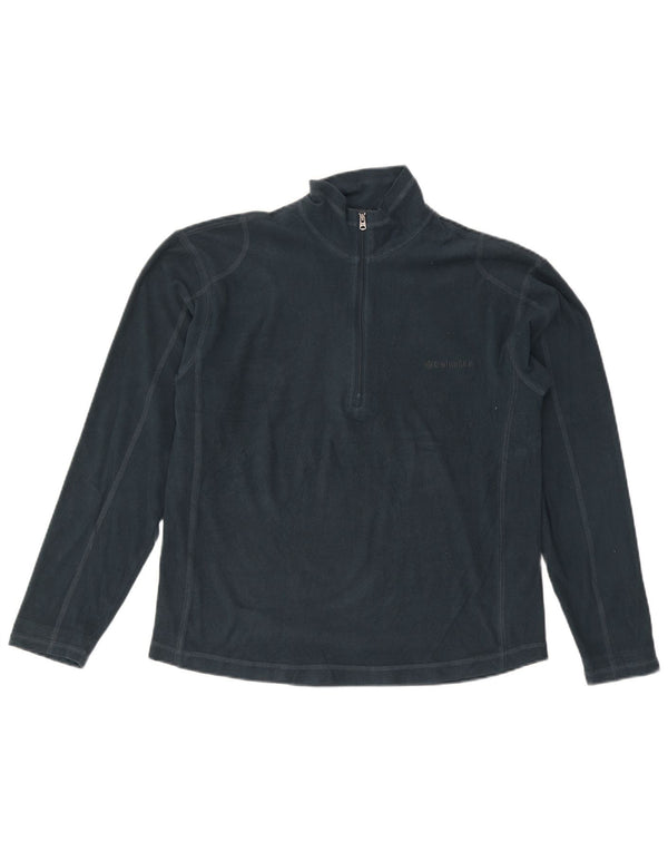 Columbia Pull Polaire à Col Zippé Homme Petit Vert Polyester