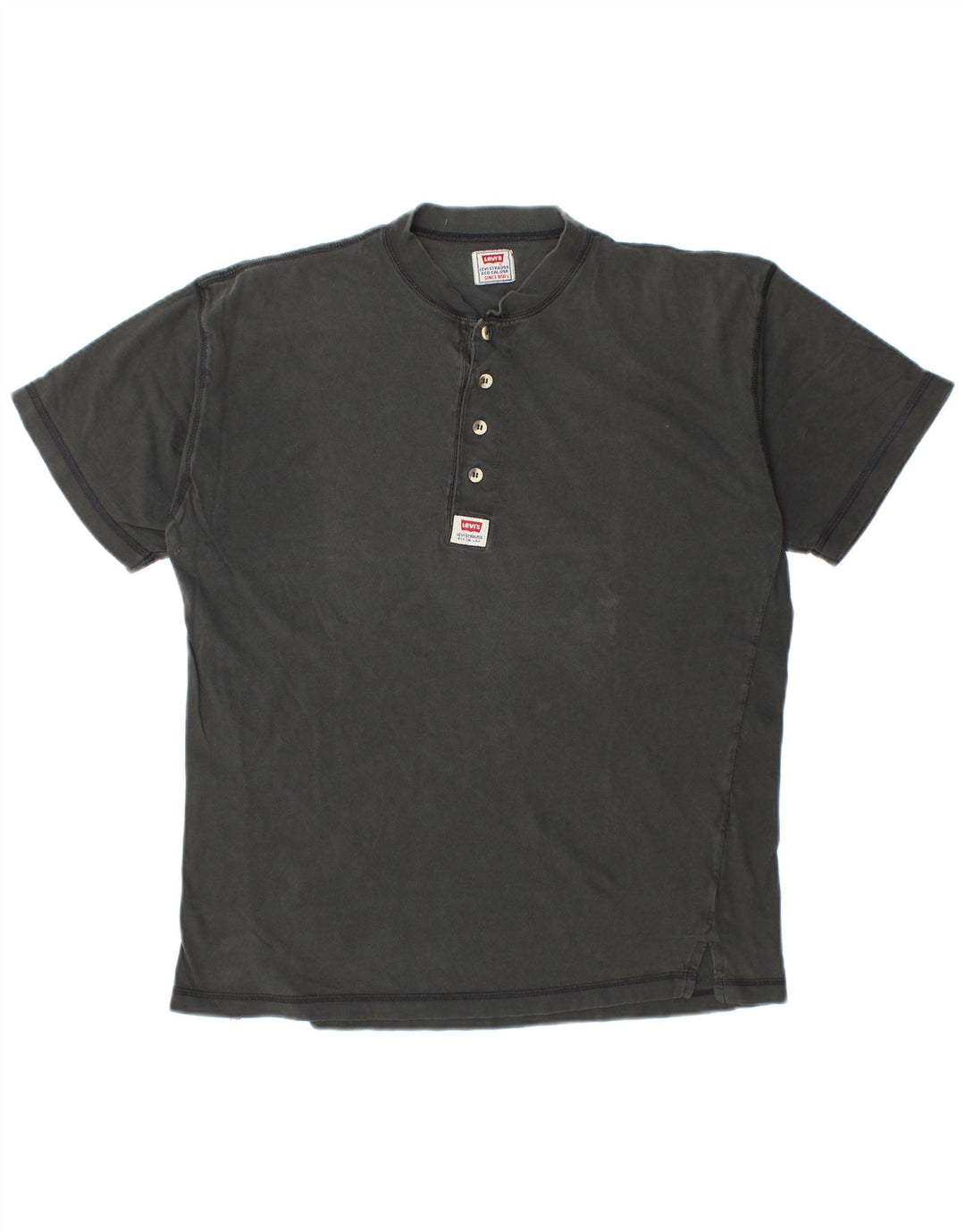 LEVI'S T-Shirt Homme Haut Large Noir Coton