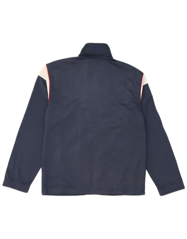 Diadora Veste de survêtement pour homme UK 36 Small Bleu marine Colourblock