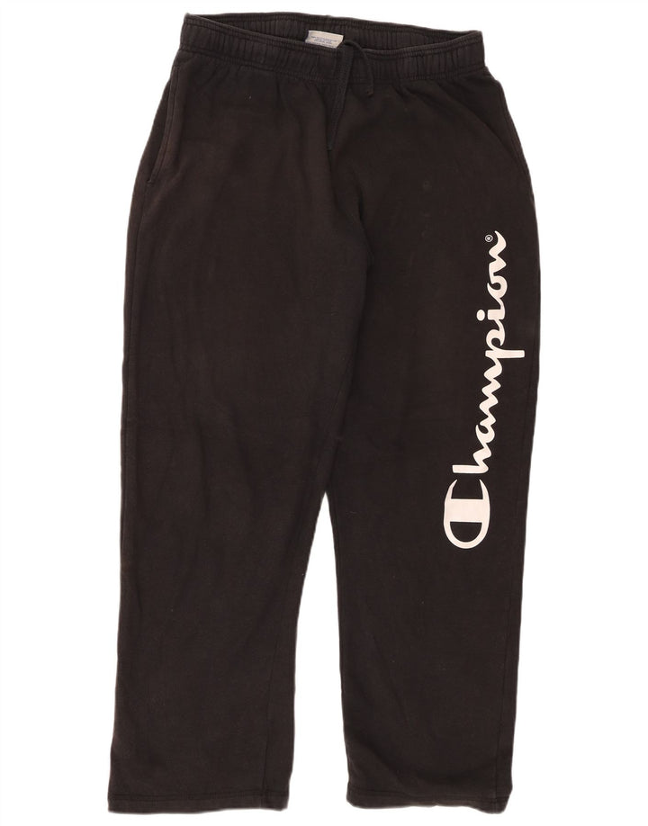 Champion Pantalon de Survêtement Graphique Homme Large Noir Coton