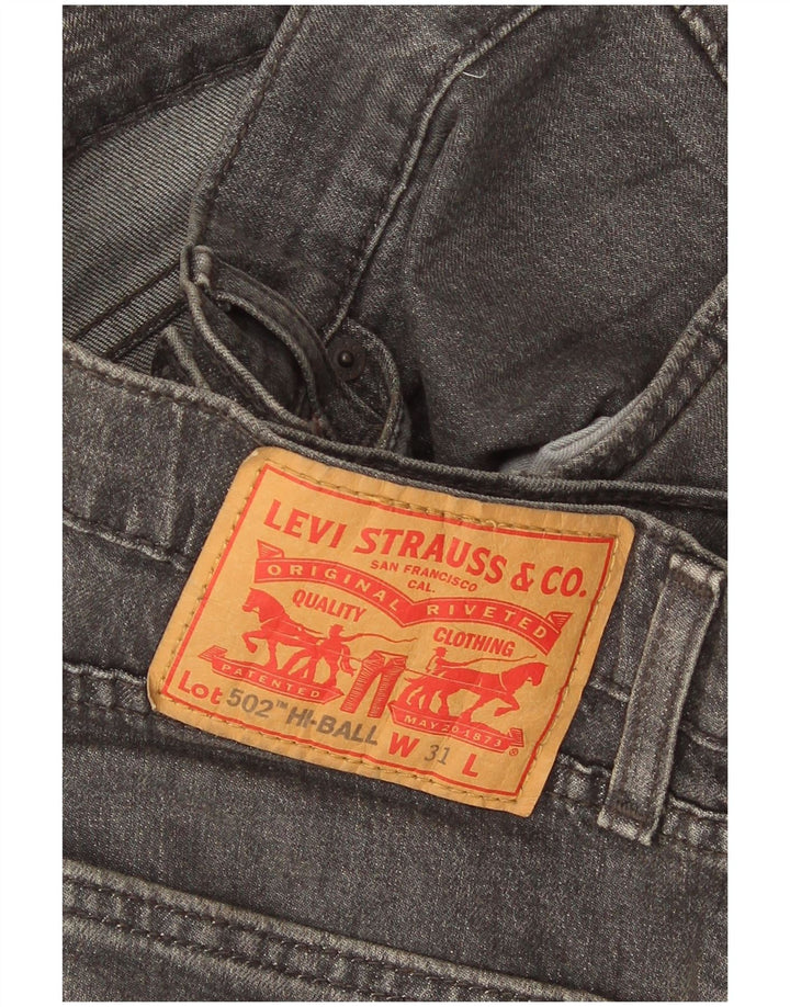 Levi's Jean 502 Tapered Homme Gris Coton W31 L29