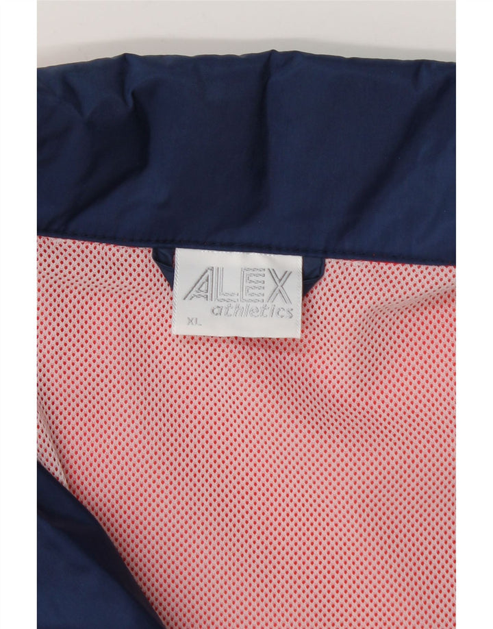 ALEX Veste de Pluie Homme UK 42 XL Rouge Colorblock Polyamide