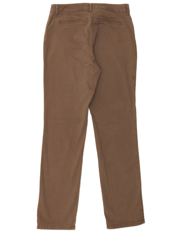 Lee Pantalon décontracté droit taille moyenne pour femme US 10 Large W32 L32 Gris