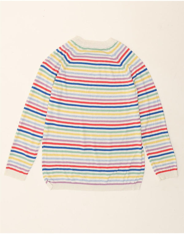 Crew Clothing Pull à col rond pour femme UK 10 Small Multicolore