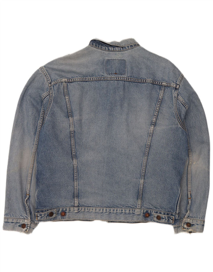 LEVI'S Veste en Jean Homme UK 42 XL Bleu Coton