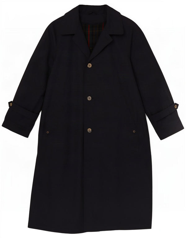 St. Bernard Trench-coat surdimensionné pour femme UK 14 Large Bleu marine classique