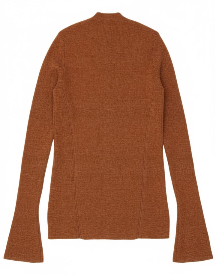 Zara Pull ras du cou pour femme UK 12 Marron moyen