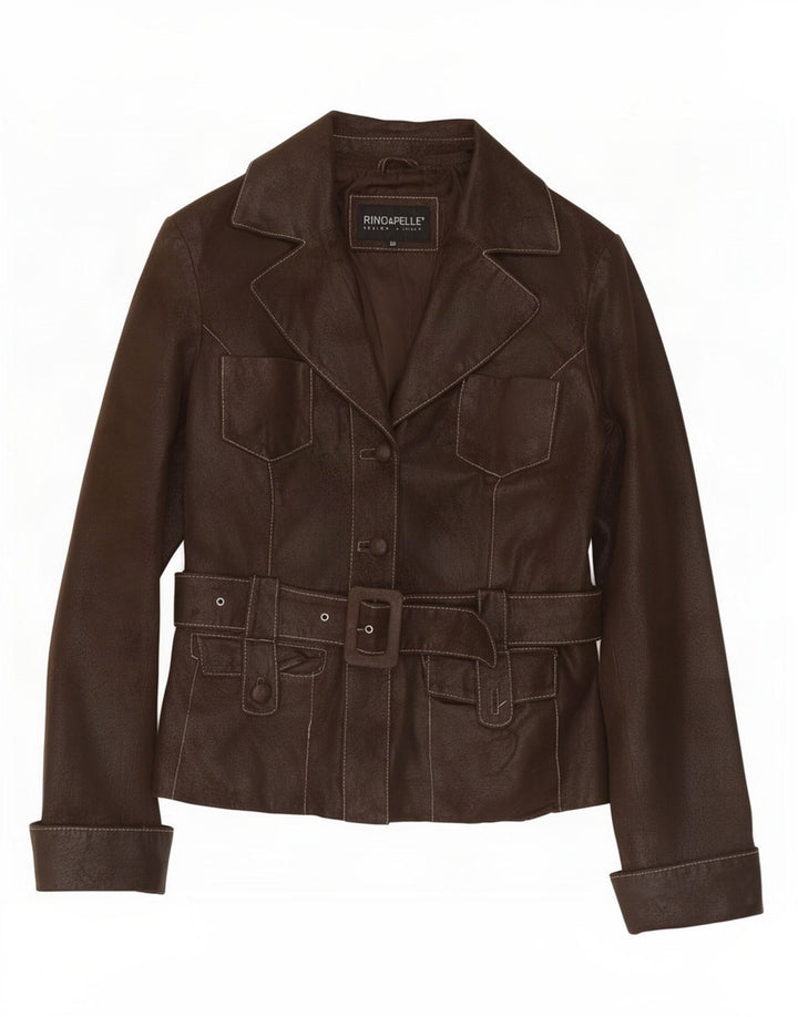 Rino&Pelle Veste en cuir pour femme IT 38 XS Marron