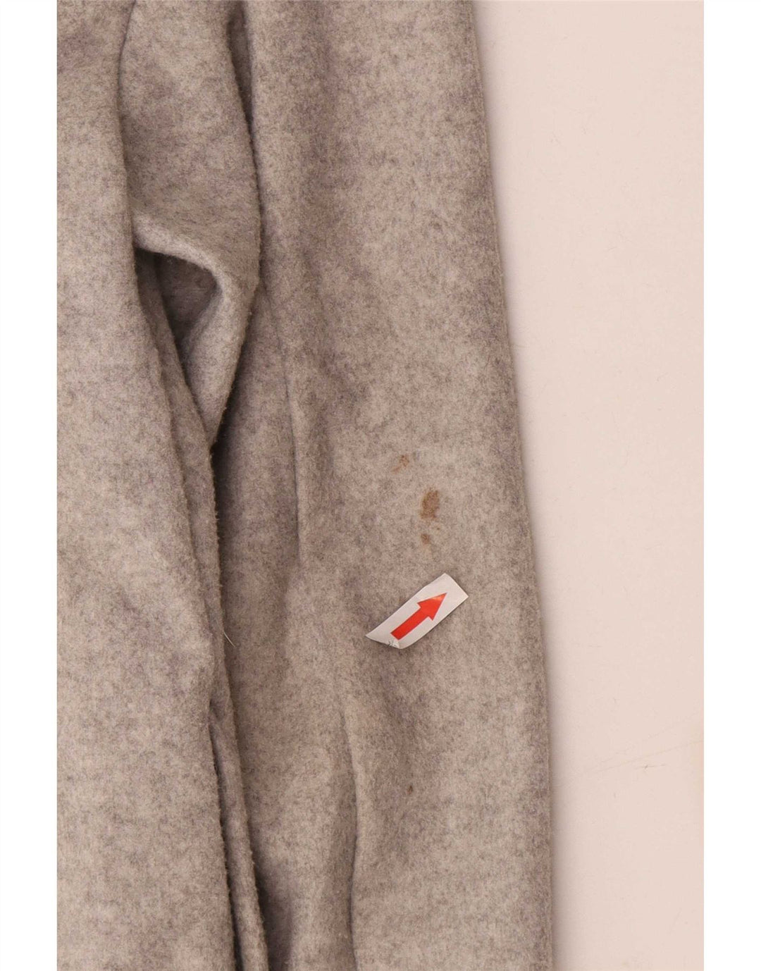 Topshop Manteau surdimensionné pour femme UK 8 Small Gris Polyester